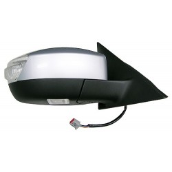 Retrovisore elettrico termico ribaltabile con memoria con freccia con luce di cortesia verniciabile 12 pin modello 40 dx