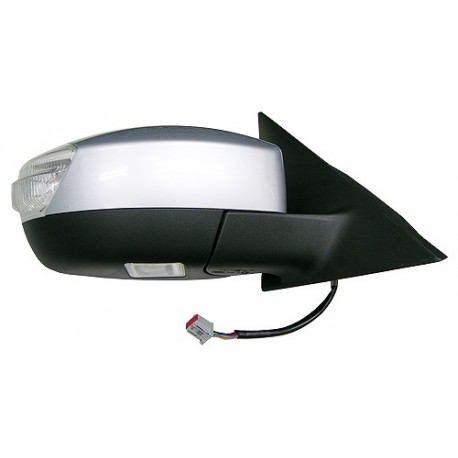 Retrovisore elettrico termico ribaltabile con memoria con freccia con luce di cortesia verniciabile 12 pin modello 40 dx