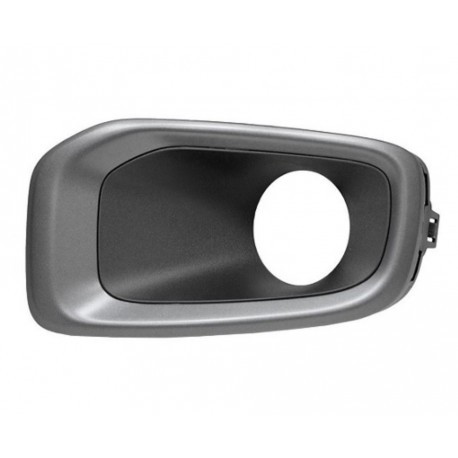 Griglia cornice fendinebbia nera argento passeggero dx