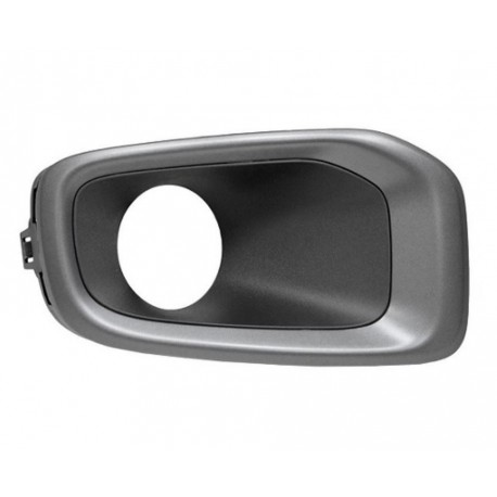 Griglia cornice fendinebbia nera argento guida sx