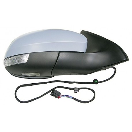 Retrovisore elettrico termico ribaltabile con memoria con freccia con luce di cortesia verniciabile dx