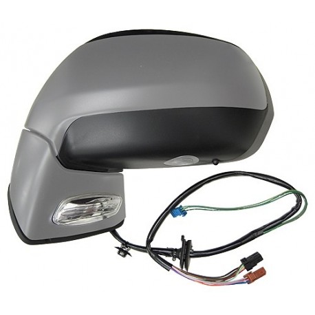 Retrovisore elettrico termico ribaltabile con memoria con freccia con luce di cortesia verniciabile sx