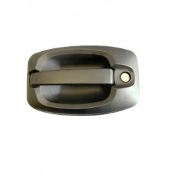 Maniglia apriporta esterna anteriore nera con blocchetto chiave guida - sx