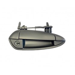 Maniglia apriporta esterna anteriore nera con foro blocchetto chiave passeggero - dx