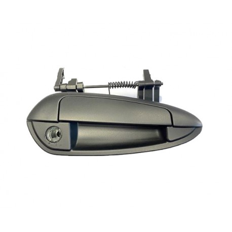 Maniglia apriporta esterna anteriore nera con foro blocchetto chiave passeggero - dx