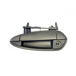 Maniglia apriporta esterna anteriore nera con foro blocchetto chiave guida - sx