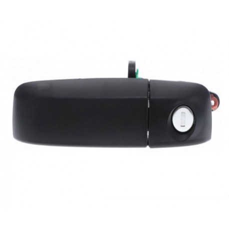 Maniglia apriporta esterna anteriore nera con blocchetto chiave guida - sx