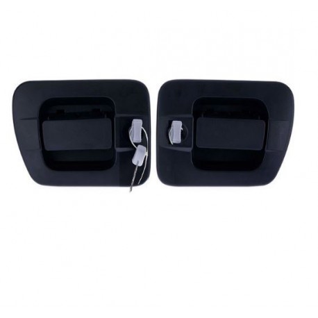 Maniglia apriporta esterna anteriore nera con blocchetto chiave passeggero - dx