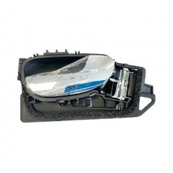 Maniglia apriporta interna posteriore nera con leva cromata passeggero - dx