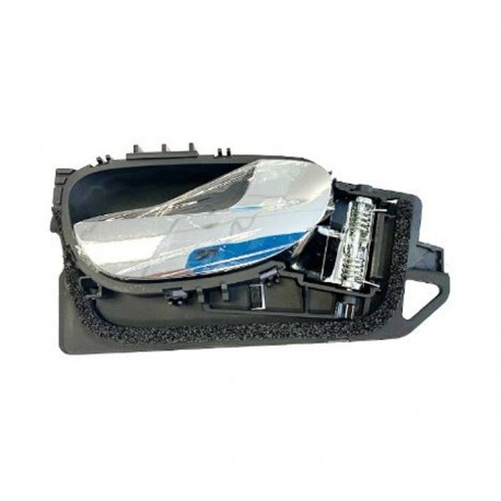 Maniglia apriporta interna posteriore nera con leva cromata passeggero - dx