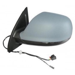 Retrovisore elettrico termico ribaltabile con memoria con freccia e luce di cortesia verniciabile 17 pin asferico lato guida sx