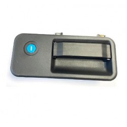 Maniglia apriporta esterna anteriore nera con blocchetto serratura incluso passeggero - dx