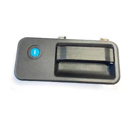 Maniglia apriporta esterna anteriore nera con blocchetto serratura incluso passeggero - dx