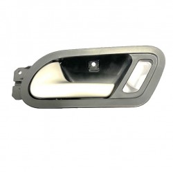 Maniglia apriporta interna anteriore nera con leva cromata satinata guida - sx