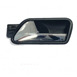 Maniglia apriporta interna anteriore nera con leva cromata guida - sx