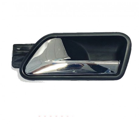 Maniglia apriporta interna anteriore nera con leva cromata guida - sx