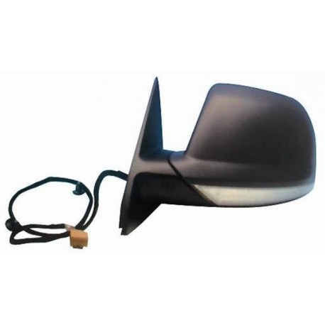 Retrovisore elettrico termico ribaltabile con memoria con freccia e luce di cortesia verniciabile asferico sx