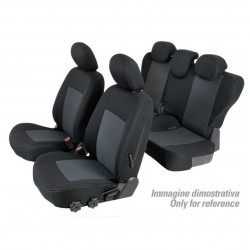 Set coprisedili Superior su misura per auto nero - grigio