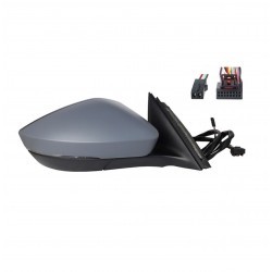 Specchietto elettrico termico con freccia led 6 pin verniciabile dx