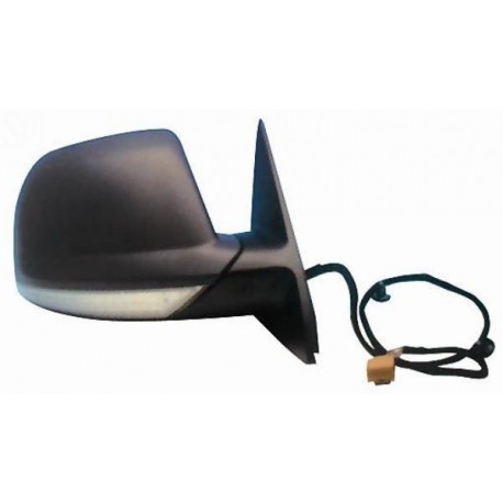 Retrovisore elettrico termico ribaltabile con memoria con freccia e luce di cortesia verniciabile dx