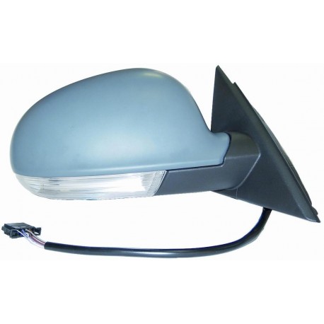 Retrovisore elettrico termico ribaltabile con memoria con freccia integrata verniciabile dx