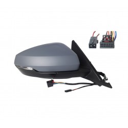 Specchietto elettrico termico ribaltabile con memoria freccia Blis sistem 12+2 pin dx