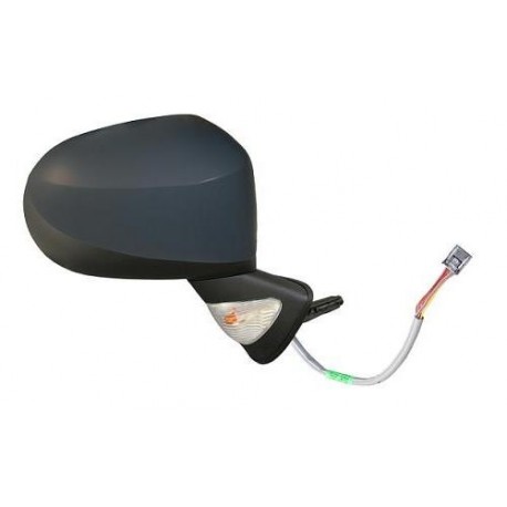 Retrovisore elettrico termico ribaltabile con sonda con freccia verniciabile 11 pin dx