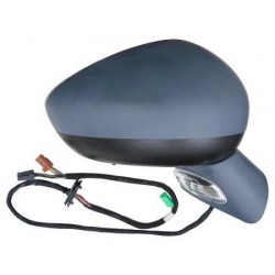 Retrovisore elettrico termico ribaltabile con sonda con freccia verniciabile dx