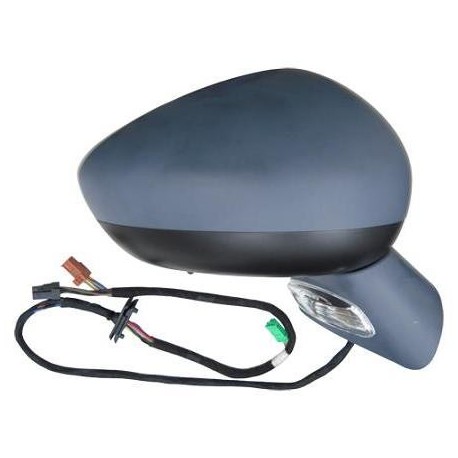 Retrovisore elettrico termico ribaltabile con sonda con freccia verniciabile dx