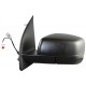 Retrovisore elettrico termico ribaltabile con sonda con luce di cortesia nero 9 pin sx