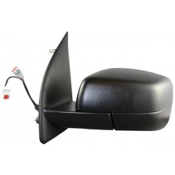 Retrovisore elettrico termico ribaltabile con sonda con luce di cortesia nero 9 pin sx