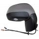 Retrovisore elettrico termico ribaltabile con sonda con luce di cortesia verniciabile 11 pin dx