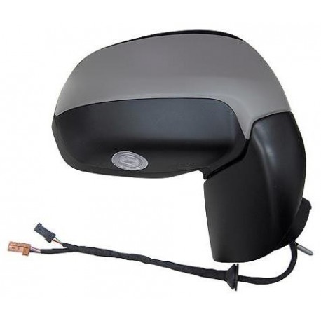 Retrovisore elettrico termico ribaltabile con sonda con luce di cortesia verniciabile 11 pin dx