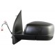 Retrovisore elettrico termico ribaltabile con sonda con memoria nero 12 pin sx