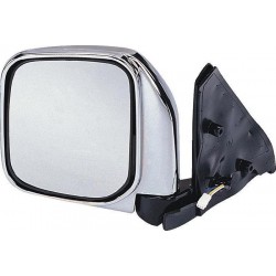 Retrovisore elettrico termico ribaltabile cromato sx
