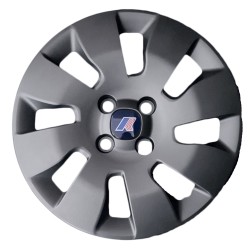 Kit serie 4 copricerchi coppa ruota con logo K-Way blu 14"