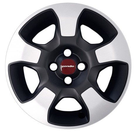 Kit serie 4 copricerchi coppa ruota bicolore 15"