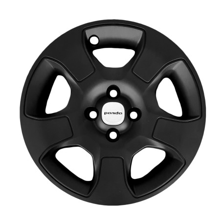 Kit serie 4 copricerchi coppe ruota 15" versione hybrid black edition