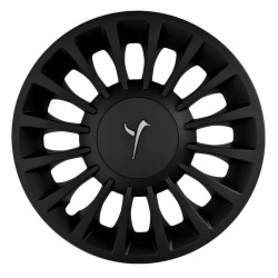 Kit serie 4 copricerchi coppe ruota 15" con fregio titanio