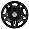 Kit serie 4 copricerchi coppe ruota 15" nero