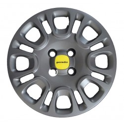 Copricerchio coppa ruota 14" nera con logo giallo