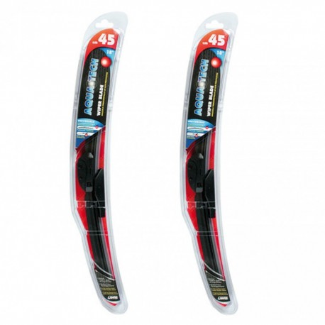 Aquatech Kit coppia spazzole tergicristallo 45+45 cm