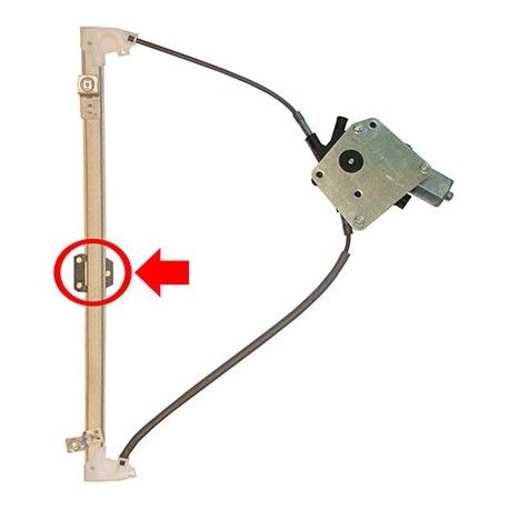 Alzacristalli elettrico posteriore sinistro