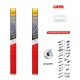 Gran Pree Speed Coppia spazzole tergicristallo flat 58 cm