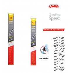 Gran Pree Speed Coppia spazzole tergicristallo flat 51+41 cm