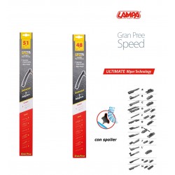 Gran Pree Speed Coppia spazzole tergicristallo flat 51+48 cm