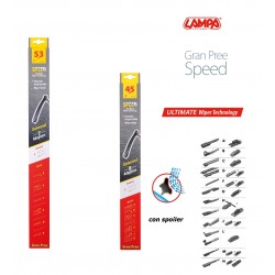 Gran Pree Speed Coppia spazzole tergicristallo flat 53+45 cm
