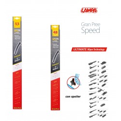 Gran Pree Speed Coppia spazzole tergicristallo flat 53+48 cm