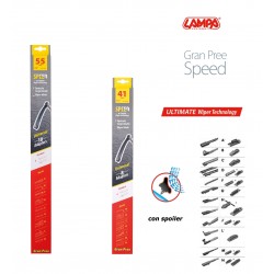 Gran Pree Speed Coppia spazzole tergicristallo flat 55+41 cm