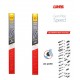 Gran Pree Speed Coppia spazzole tergicristallo flat 55+53 cm